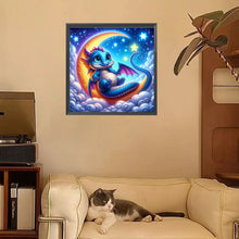 Load image into Gallery viewer, Diamond Painting - Full Square - Moonlight Dragon (30*30CM)
