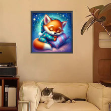 Load image into Gallery viewer, Diamond Painting - Full Square - Sleeping Little Fox (30*30CM)
