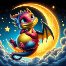 Load image into Gallery viewer, Diamond Painting - Full Square - Moonlight Dragon (30*30CM)
