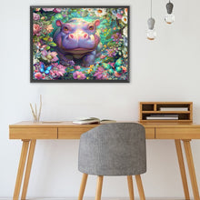 Load image into Gallery viewer, Diamond Painting - Full Square - Hippopotamus (40*30CM)
