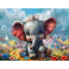 Load image into Gallery viewer, Diamond Painting - Full Square - Elephant (40*30CM)
