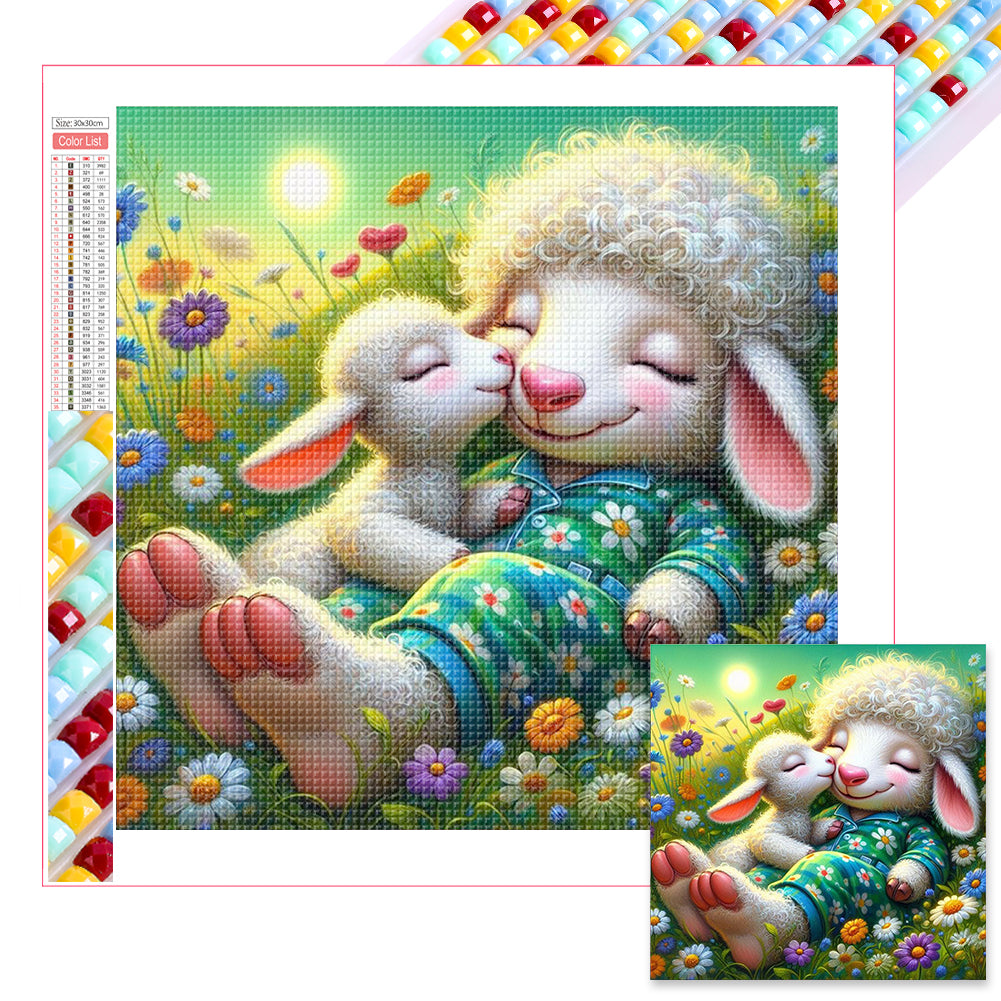 Diamond Painting - Full Square - Sheep (30*30CM)