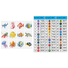 Load image into Gallery viewer, 12pcs Mini Diamond Painting Set - Full Round - marine life (15*18CM)
