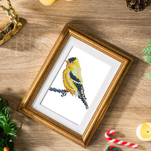 Load image into Gallery viewer, 12pcs Mini Diamond Painting Set - Full Round - bird (15*18CM)
