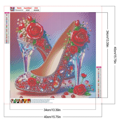 Diamond Painting - Full Round - Dream high heels (40*40CM)