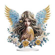 Load image into Gallery viewer, Angel Girl Desktop Diamond Painting Art Kits DIY Rhinestones Tabletop Ornaments
