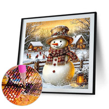 Load image into Gallery viewer, Diamond Painting - Full Round - Snowman (30*30CM)
