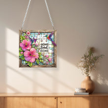Load image into Gallery viewer, Acrylic Special Shape Sweet Home Diamond Painting Pendants for Home Decor
