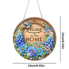 Load image into Gallery viewer, Acrylic Special Shape Welcome Home Diamond Painting Pendants for Home Decor
