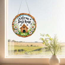 Load image into Gallery viewer, Acrylic Special Shape Dog House Diamond Painting Pendants for Home Decor
