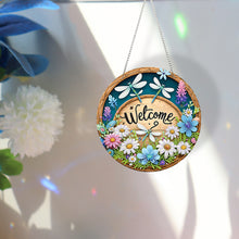 Load image into Gallery viewer, Acrylic Special Shape Welcome Diamond Painting Pendants for Home Decor

