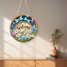 Load image into Gallery viewer, Acrylic Special Shape Welcome Diamond Painting Pendants for Home Decor
