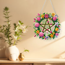 Load image into Gallery viewer, Acrylic Special Shape Pentacle Garland Diamond Painting Hanging Ornaments
