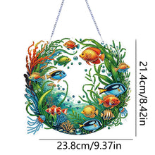 Load image into Gallery viewer, Clownfish Sea World Garland 5D DIY Diamond Painting Dots Pendant for Wall Window
