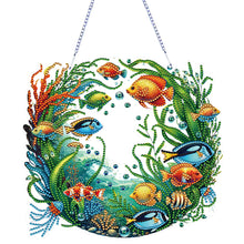 Load image into Gallery viewer, Clownfish Sea World Garland 5D DIY Diamond Painting Dots Pendant for Wall Window
