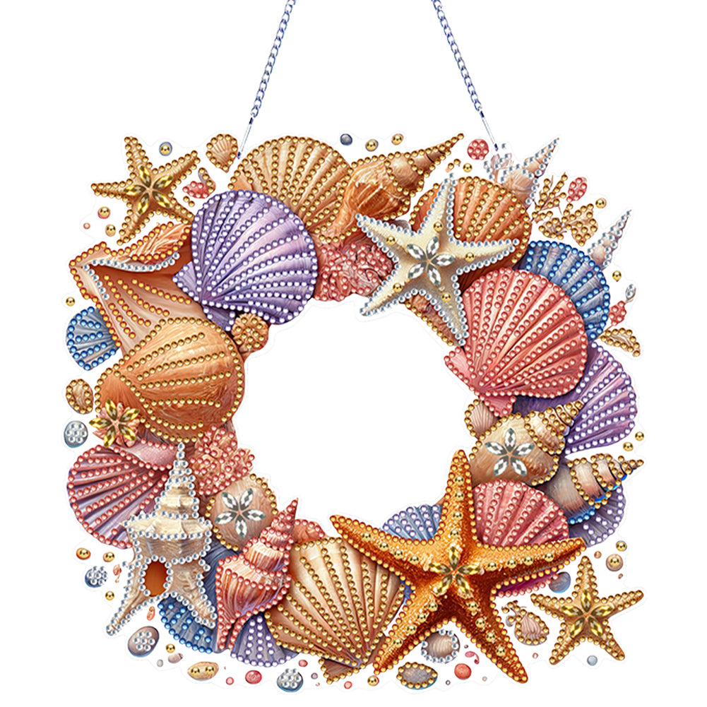 Clownfish Sea World Garland 5D DIY Diamond Painting Dots Pendant for Wall Window