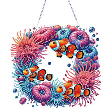 Load image into Gallery viewer, Clownfish Sea World Garland 5D DIY Diamond Painting Dots Pendant for Wall Window
