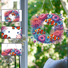Load image into Gallery viewer, Clownfish Sea World Garland 5D DIY Diamond Painting Dots Pendant for Wall Window
