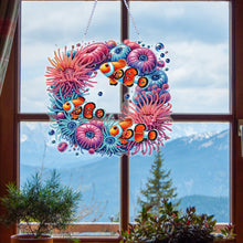 Load image into Gallery viewer, Clownfish Sea World Garland 5D DIY Diamond Painting Dots Pendant for Wall Window

