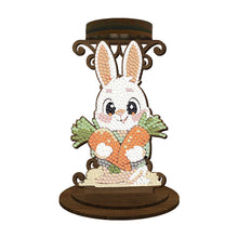 Load image into Gallery viewer, Carrot Bunny Diamond Painting Candle Holder Ornaments Aromatherapy Candle Holder
