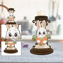 Load image into Gallery viewer, Carrot Bunny Diamond Painting Candle Holder Ornaments Aromatherapy Candle Holder

