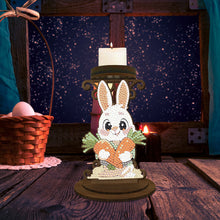Load image into Gallery viewer, Carrot Bunny Diamond Painting Candle Holder Ornaments Aromatherapy Candle Holder
