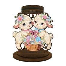 Load image into Gallery viewer, Carrot Bunny Diamond Painting Candle Holder Ornaments Aromatherapy Candle Holder
