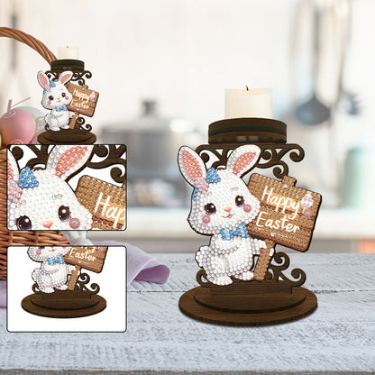 Carrot Bunny Diamond Painting Candle Holder Ornaments Aromatherapy Candle Holder