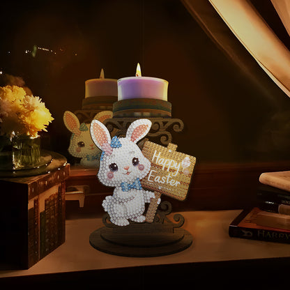 Carrot Bunny Diamond Painting Candle Holder Ornaments Aromatherapy Candle Holder