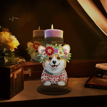Load image into Gallery viewer, Carrot Bunny Diamond Painting Candle Holder Ornaments Aromatherapy Candle Holder
