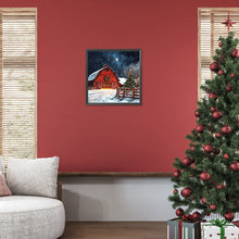 Load image into Gallery viewer, Diamond Painting - Full Round - Snowy house (30*30CM)
