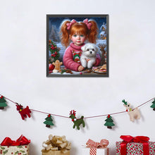 Load image into Gallery viewer, Diamond Painting - Full Round - Big-eyed girl (40*40CM)
