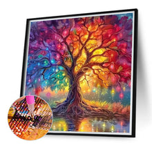 Load image into Gallery viewer, Diamond Painting - Full Round - Colorful tree of life (30*30CM)
