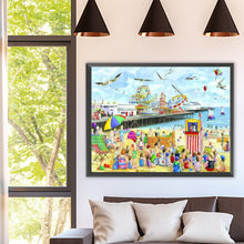 Load image into Gallery viewer, Diamond Painting - Full Square - Beach Playground (40*30CM)
