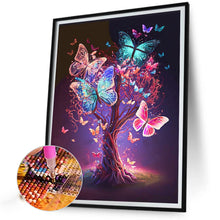 Load image into Gallery viewer, AB Diamond Painting - Full Round - Butterfly Tree (40*50CM)
