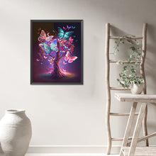 Load image into Gallery viewer, AB Diamond Painting - Full Round - Butterfly Tree (40*50CM)
