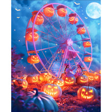 Load image into Gallery viewer, AB Diamond Painting - Full Round - Pumpkin Lantern Ferris Wheel (40*50CM)
