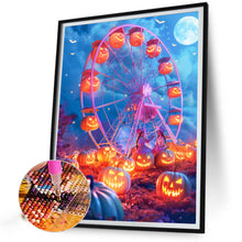 Load image into Gallery viewer, AB Diamond Painting - Full Round - Pumpkin Lantern Ferris Wheel (40*50CM)
