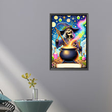 Load image into Gallery viewer, AB Diamond Painting - Full Round - Skeleton Witch Brewing Medicine (40*60CM)
