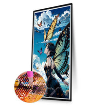 Load image into Gallery viewer, AB Diamond Painting - Full Round - Butterfly Girl (40*70CM)
