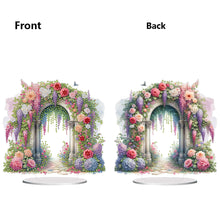 Load image into Gallery viewer, Acrylic Special Shaped Flower Arch Diamond Painting Desktop Decorations for Home
