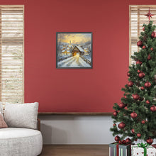 Load image into Gallery viewer, Diamond Painting - Full Round - Snowy village (30*30CM)
