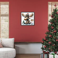 Load image into Gallery viewer, Diamond Painting - Full Round - Christmas elk (30*30CM)
