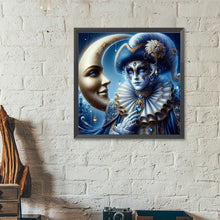 Load image into Gallery viewer, Diamond Painting - Full Round - Mask crescent moon (40*40CM)
