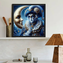 Load image into Gallery viewer, Diamond Painting - Full Round - Mask crescent moon (40*40CM)
