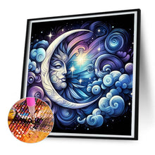 Load image into Gallery viewer, Diamond Painting - Full Round - Abstract crescent moon (30*30CM)
