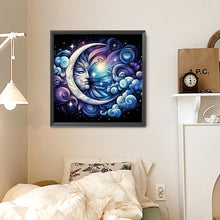 Load image into Gallery viewer, Diamond Painting - Full Round - Abstract crescent moon (30*30CM)
