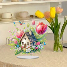 Load image into Gallery viewer, Acrylic Special Shape Lily Candle Desktop Diamond Art Kits for Home Office Decor
