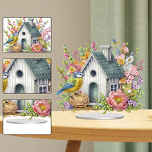 Load image into Gallery viewer, Acrylic Special Shape Lily Candle Desktop Diamond Art Kits for Home Office Decor
