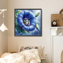 Load image into Gallery viewer, Diamond Painting - Full Round - Blooming hummingbird (30*30CM)
